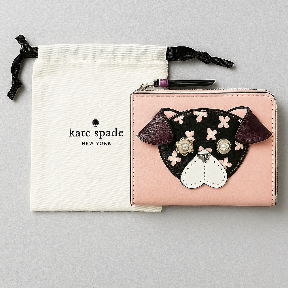 NEW Kate Spade Pink Dog Wallet